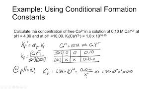 Example Using K'f