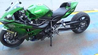 Rickey Gadson's Custom Ninja H2R-G H2 vs ZX14R curb wieght comparison