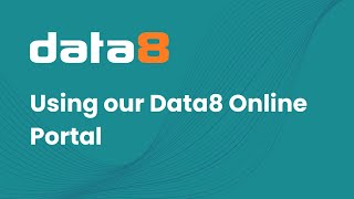 Data8 Online Portal Demo
