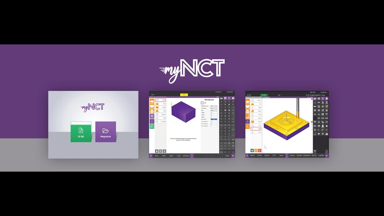 myNCT Smart Dialog 06: Turn contour with angle / esztergakontúr megadása szöggel