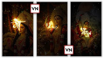 New Trending Durga Puja Status Video Editing | Navratri Special Status video editing in vn app