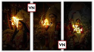 New Trending Durga Puja Status Video Editing | Navratri Special Status video editing in vn app screenshot 5
