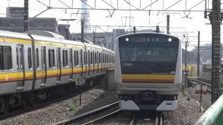 【4K】JR南武線 尻手駅 E233系8000番台・205系1000番台