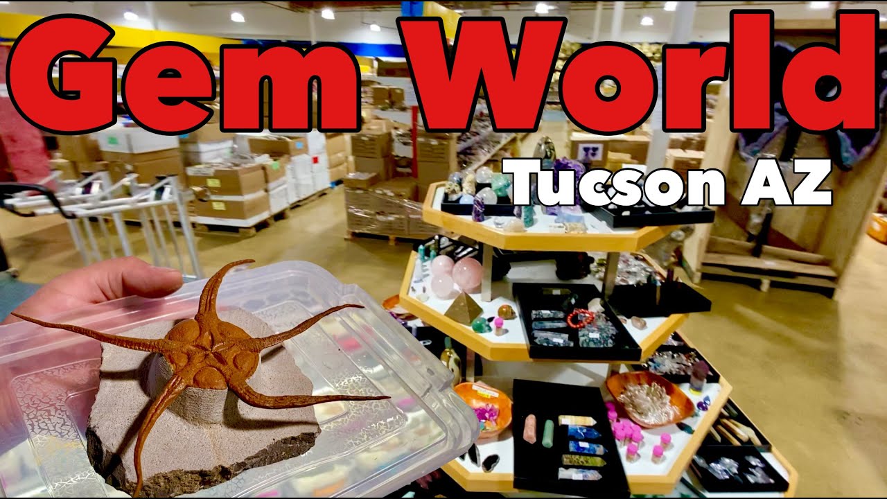 Gem World Tucson Arizona🔥 Wholesale Gemstones Crystals Minerals & Much