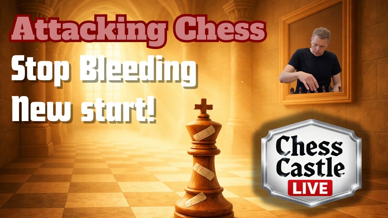 Attacking Chess: Stop the Bleeding | New Start | ChessCastle LIVE