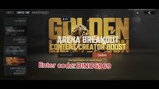 Arena Breakout How To Use The Creator Code?