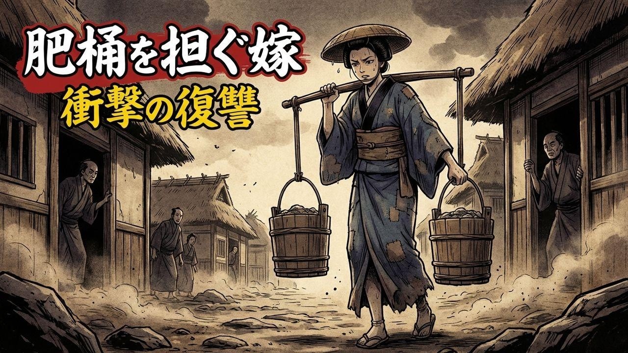 肥桶を担ぐ旗本の嫁。30回の鞭打ちに耐えた衝撃の理由と悪代官の末路