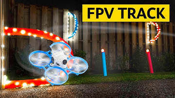 I Built A Tinywhoop Drone Racing Track (With LEDs!)