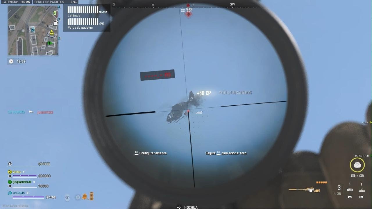 Call of Duty Modern Warfare 2 DMZ  A sniper está afiada mais nem tudo  é  flores kkkkkk