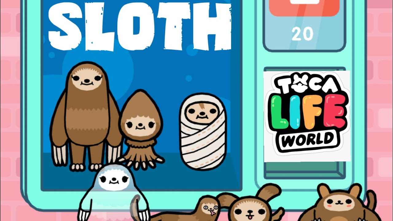 Where to find the Sloths in Toca Life World | Toca Life Gamer
