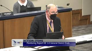 Board of Education Meeting: March 21, 2023
