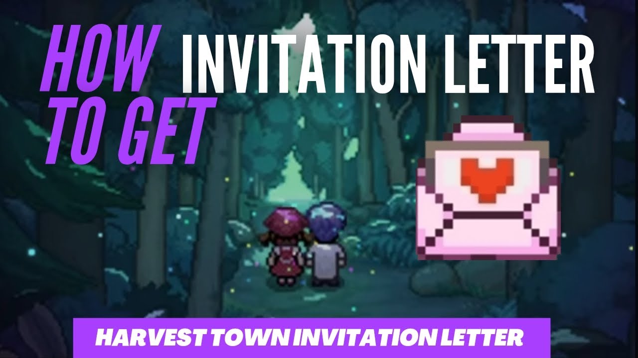 How to Get Invitation Letter Harvest Town Cara Mendapatkan Surat Cinta Harvest Town YouTube