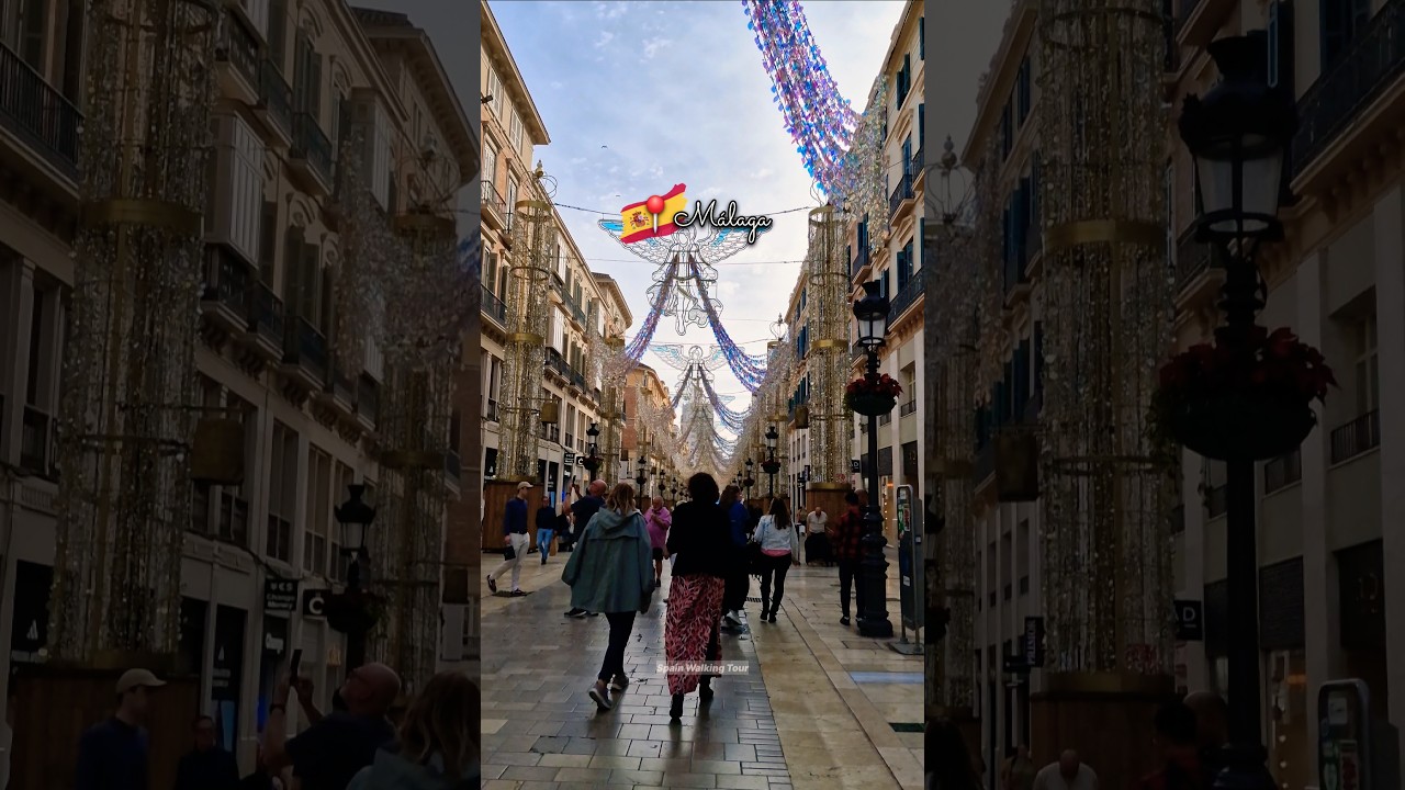 📍MÁLAGA 🇪🇦 City Walk - Wonderful City in Spain, Costa del Sol, Andalucía 