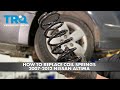 How to Replace Rear Coil Springs 2007-2012 Nissan Altima