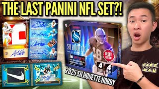 IS THIS PANINI'S LAST EVER NFL RELEASE?! 😳🔥 2025 Panini Silhouette Football Hobby Box Review x2 screenshot 5