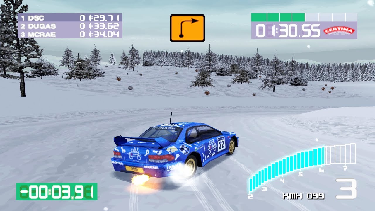 Colin McRae Rally 2.0 Subaru Impreza GAMEPLAY PS1 - YouTube