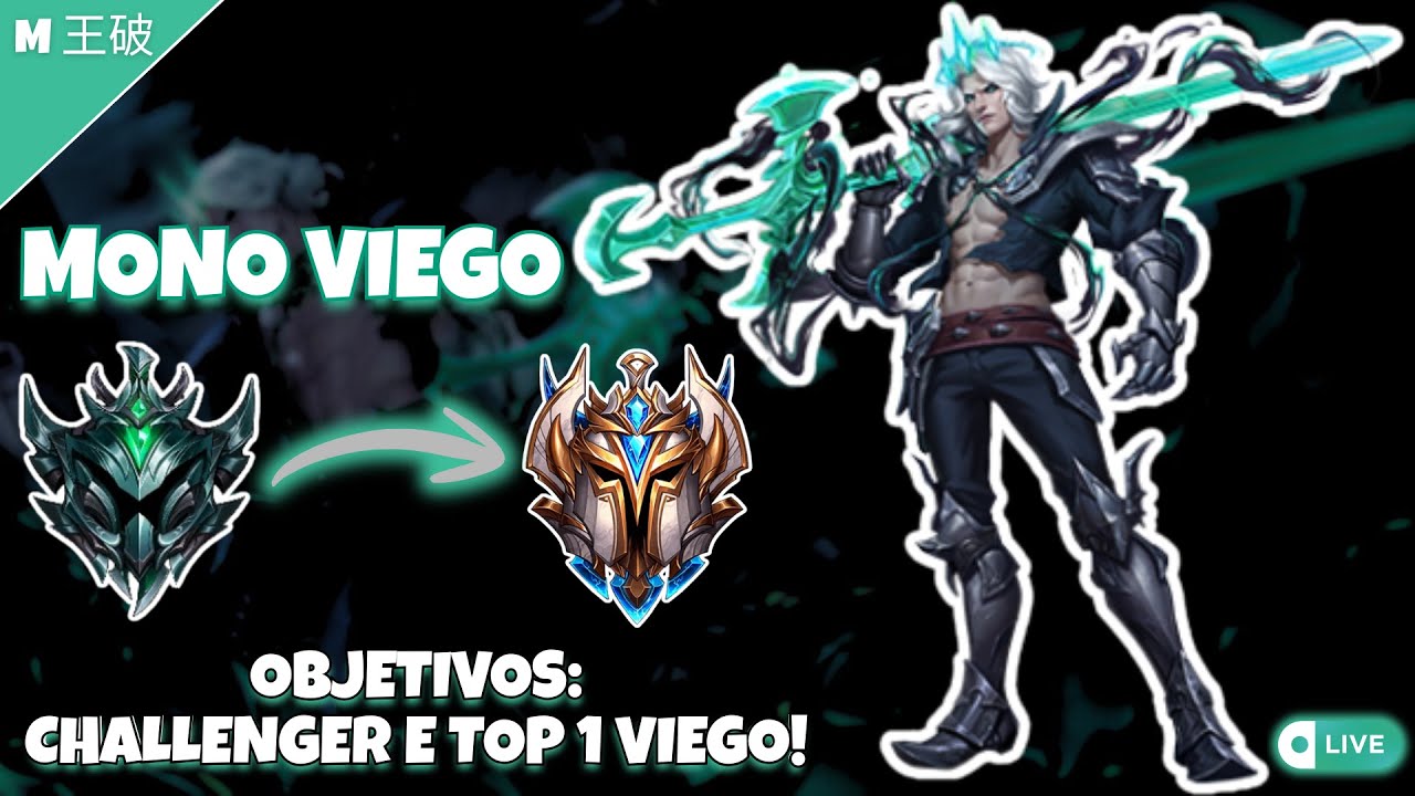 GRIDANDO ELO! PC E WR! MONO VIEGO 🜲!! || Jorge Melyodas 王破 || 