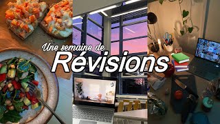 UNE SEMAINE DE RÉVISIONS📚🍵🧜‍♀️routine, université & copines