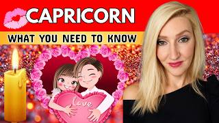 CAPRICORN YOUR LOVE LIFE! THIS IS WHAT YOU MUST KNOW! IT'S URGENT CURRENT ENERGIES!