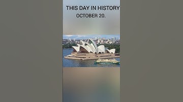 This Day In History | October 20 #shorts