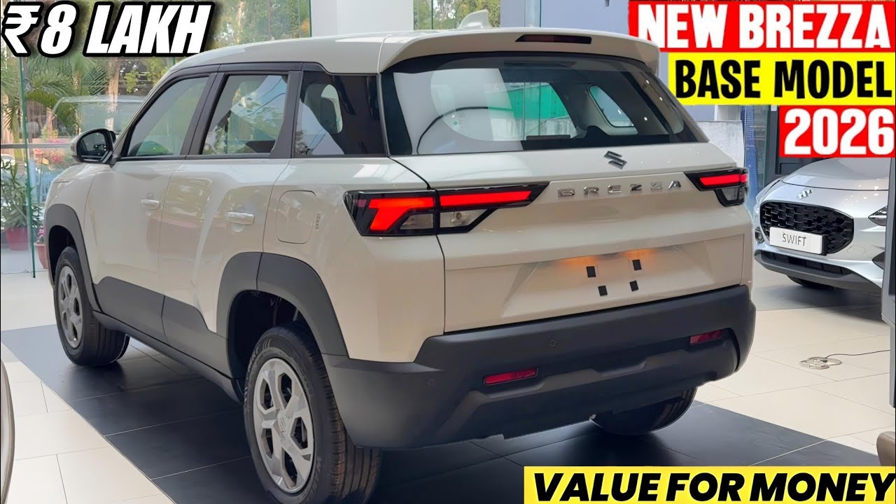BREZZA 2026 ₹8 LAKH Base model BREZZA New Model | Maruti Brezza New 2026  Price, Full Details Review
