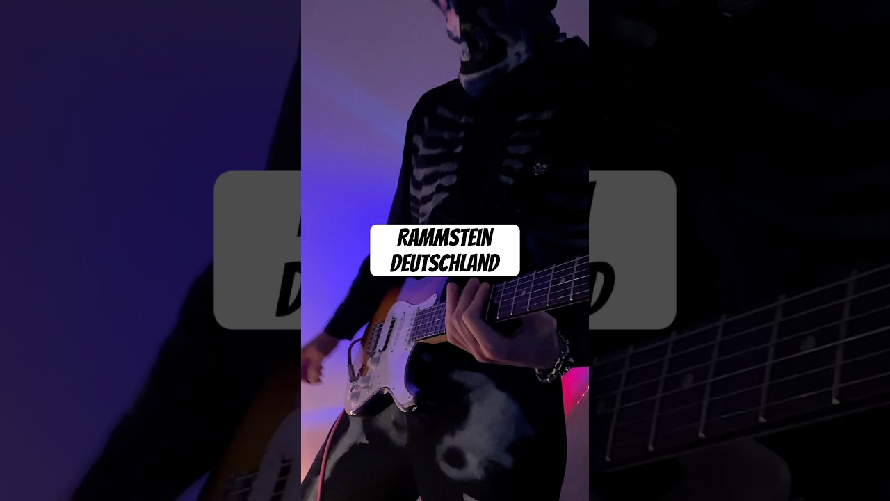 Rammstein - Deutschland / Guitar Cover 