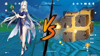 I Defeated Geo Hypostasis Using Only Ningguang Where Is Geo Hypostasis Genshin Impact