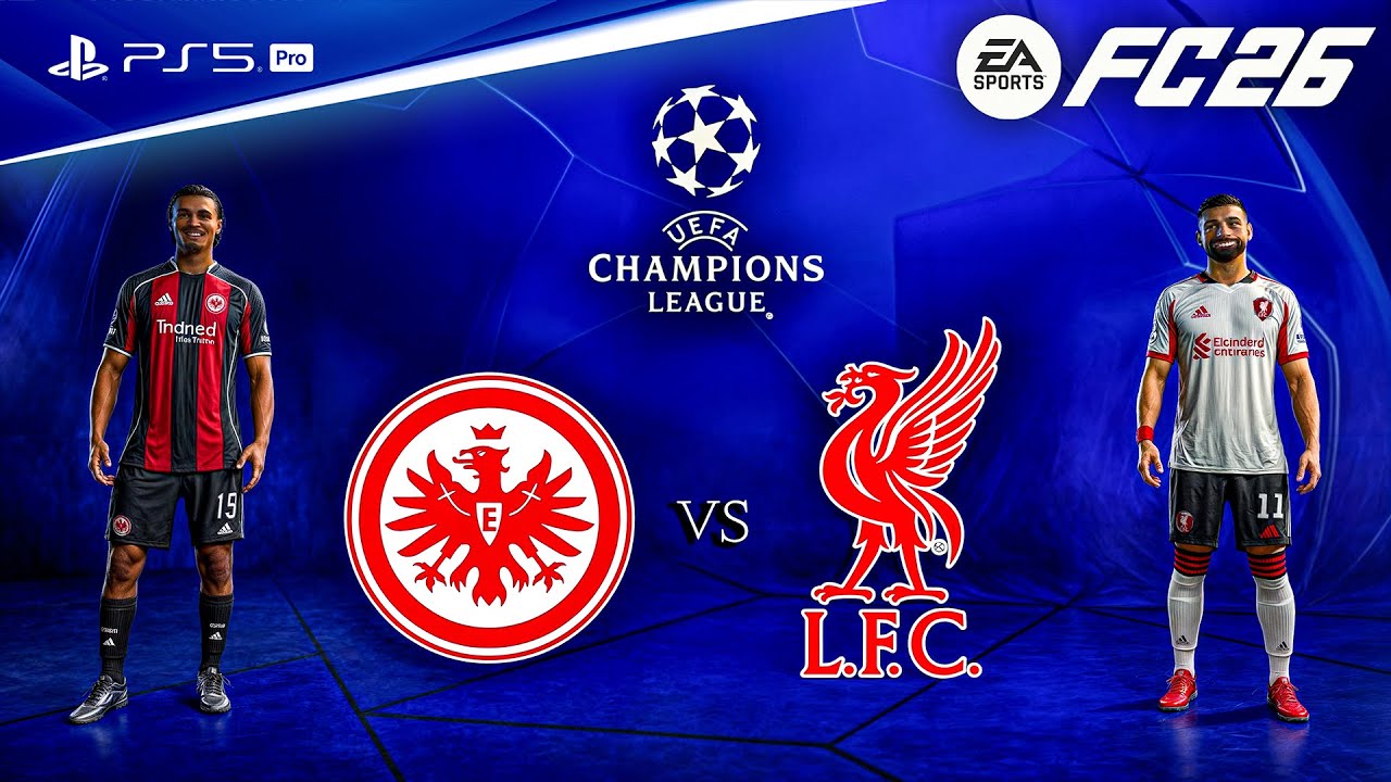 ФК 26 - Айнтрахт Франкфурт против Ливерпуля - Лига Чемпионов УЕФА 25/26 Полный матч | PS5™ Про [4...
