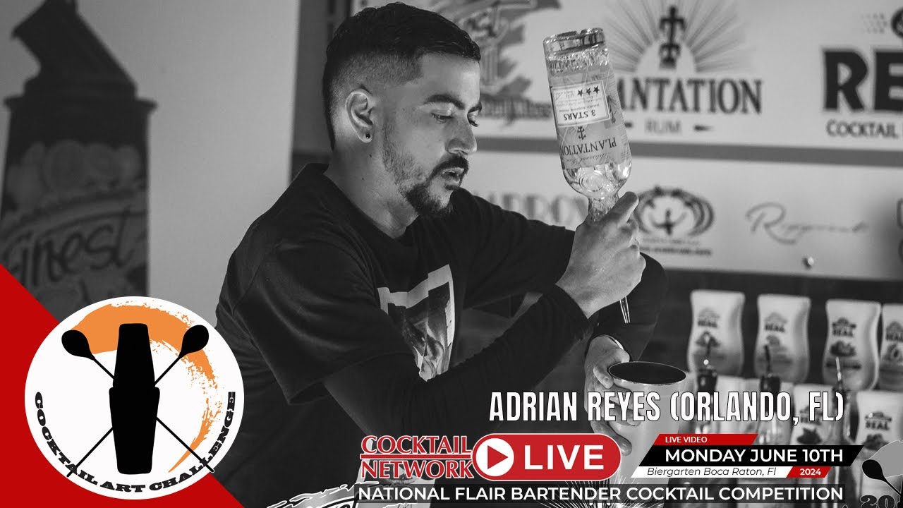 Cocktail Art Challenge - Mixology with Flair - Adrian Reyes (Orlando ...