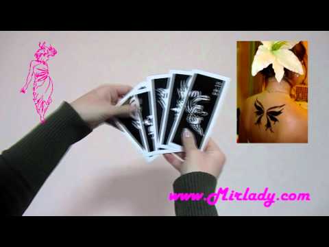 Трафареты для временной татуировки