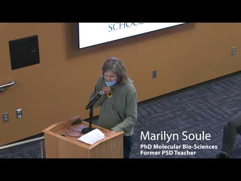 Marilyn Soule Presentation PSD Board Meeting 10 28 2021