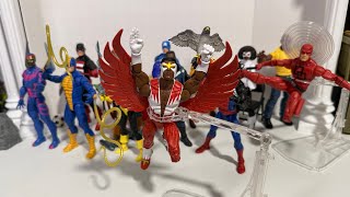 MARVEL LEGENDS Secret Wars retro-carded FALCON action figure review  