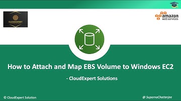 How to Attach and Map EBS Volume to Windows EC2