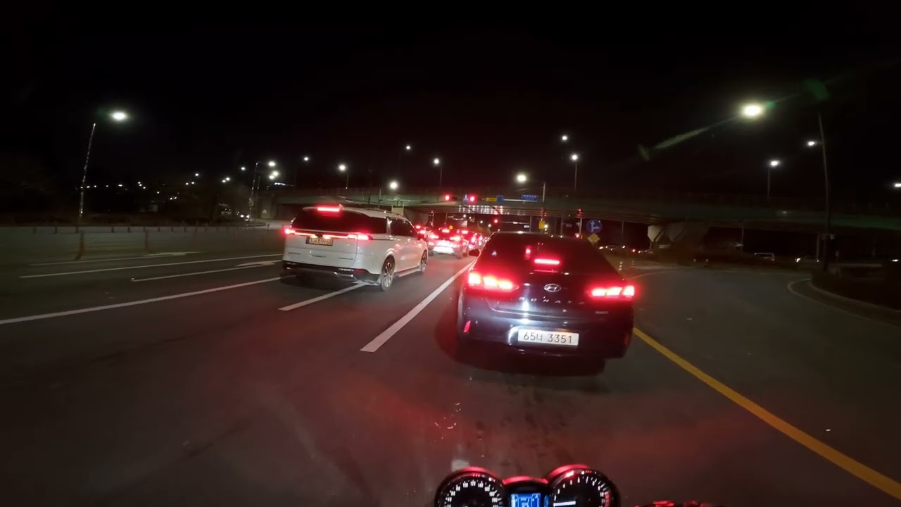 [251128] kawasaki z900rs night ride yoshimura sound 인천논현동 - 당산역