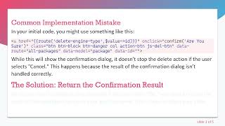How to Use confirm Alert Box in JavaScript for Deletion Confirmation