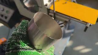 Single head pipe end chamfering machine