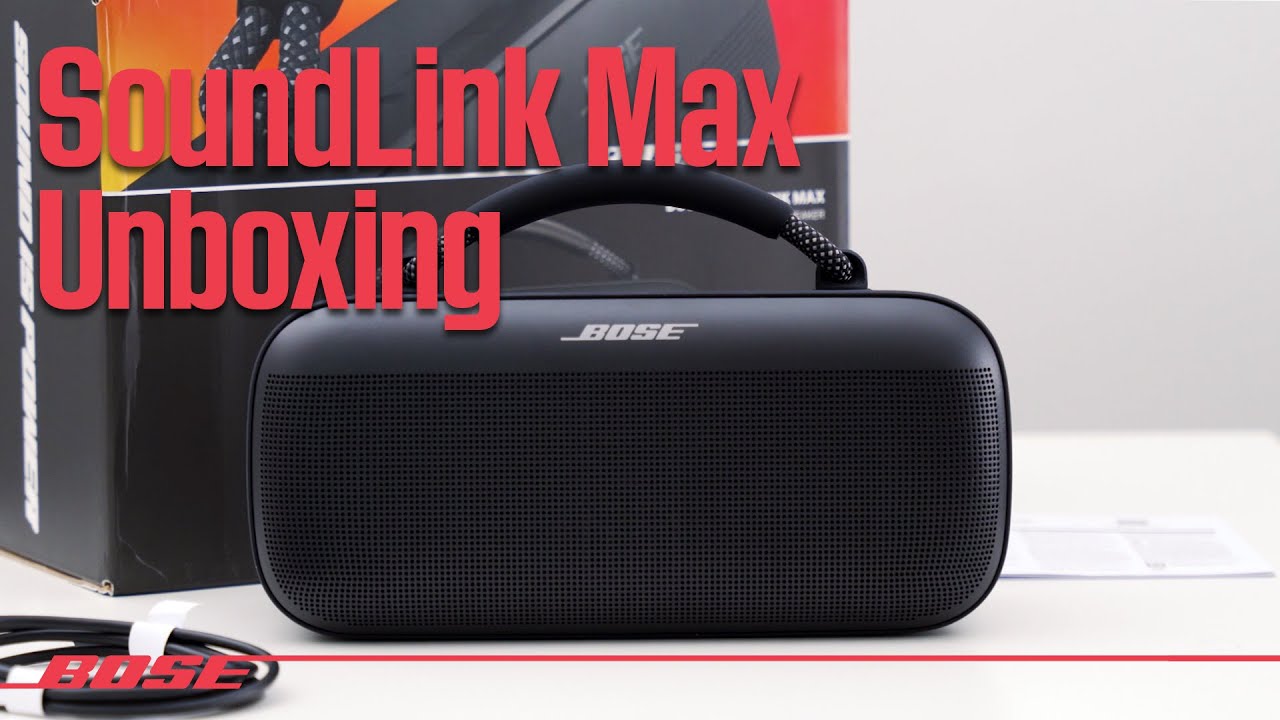ほぼ新品】Bose SoundLink Max ブラック Unboxing Bose ほぼ新品】Bose SoundLink Max ブラック Unboxing Bose