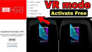 how to enable vr mode on youtube | youtube vr mode | youtube vr mode setting | how to activate vr screenshot 5
