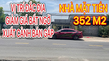 🛑Bán đất full thổ cư 352 M² mặt tiền Nguyễn Thị Rành sát thị trấn Củ Chi