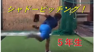 【少年野球】【5年生】ピッチング自主練習れなん