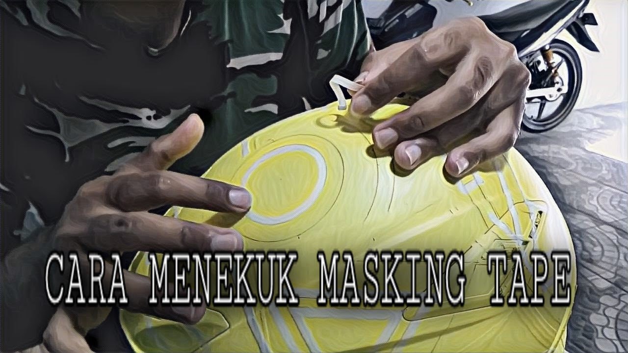 Cara Mudah Membuat Pola Lingkaran Menggunakan Masking Tape 