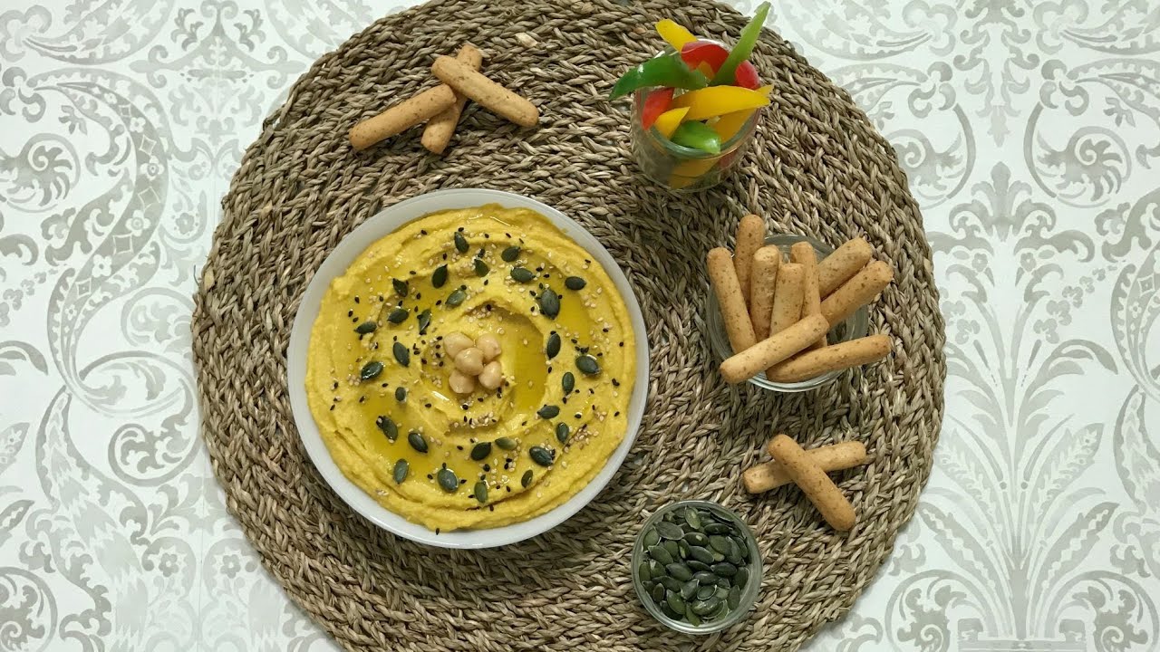 🎃HUMMUS DE CALABAZA ¡Un APERITIVO Fácil, Sano y Rico!