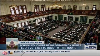 School vouchers pass Texas House after hours of debate