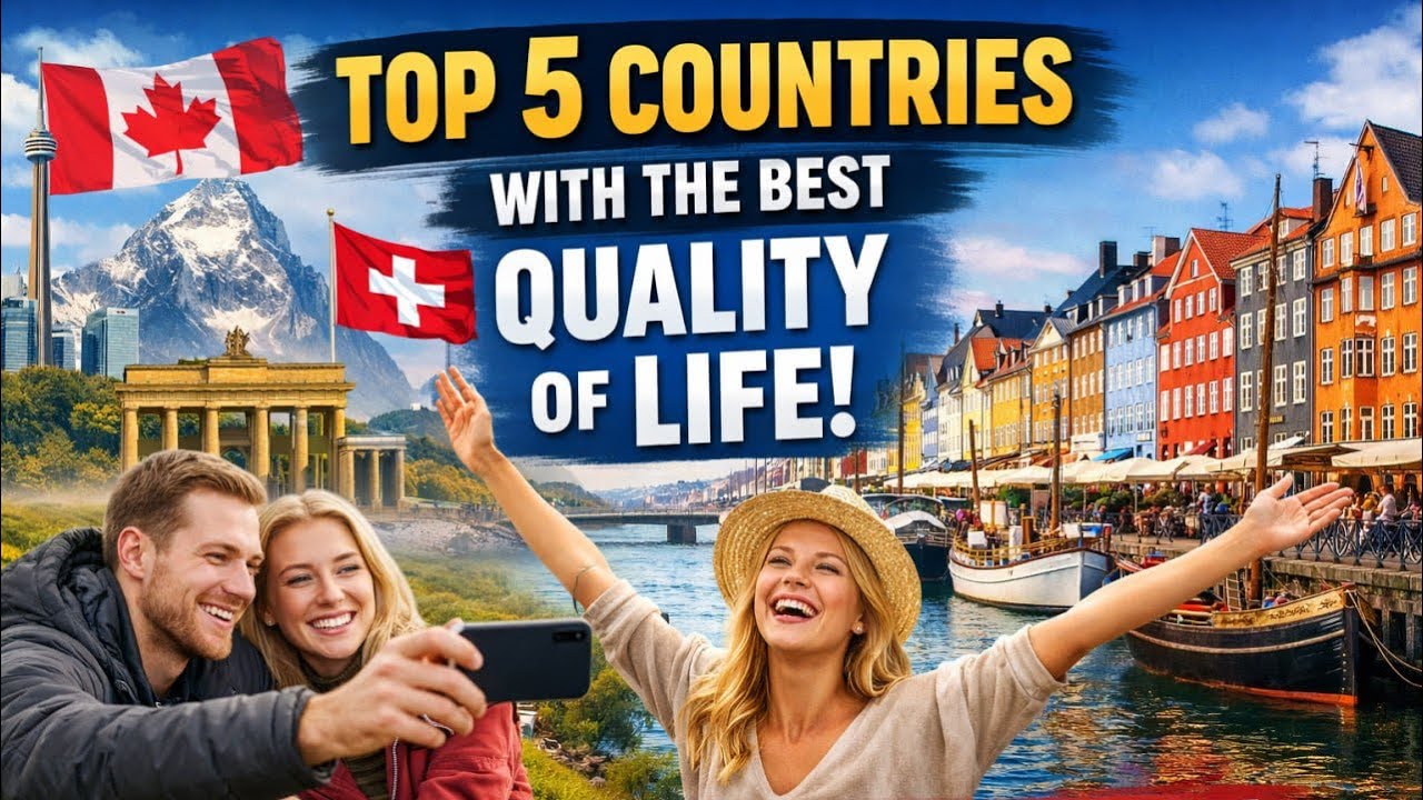 TOP 5 COUNTRIES WITH THE HIGHEST QUALITY OF LIFE