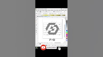 Design Logo FD #aedesign #coreldraw #logodesign