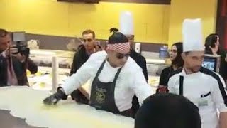 اكبر بريوة في العالم من يد الشاف سيمو ماستر شاف في افتتاح اسواق السلام حي الفتح بالرباط