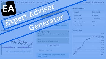Expert Advisor Generator in EA Studio (User Guide)