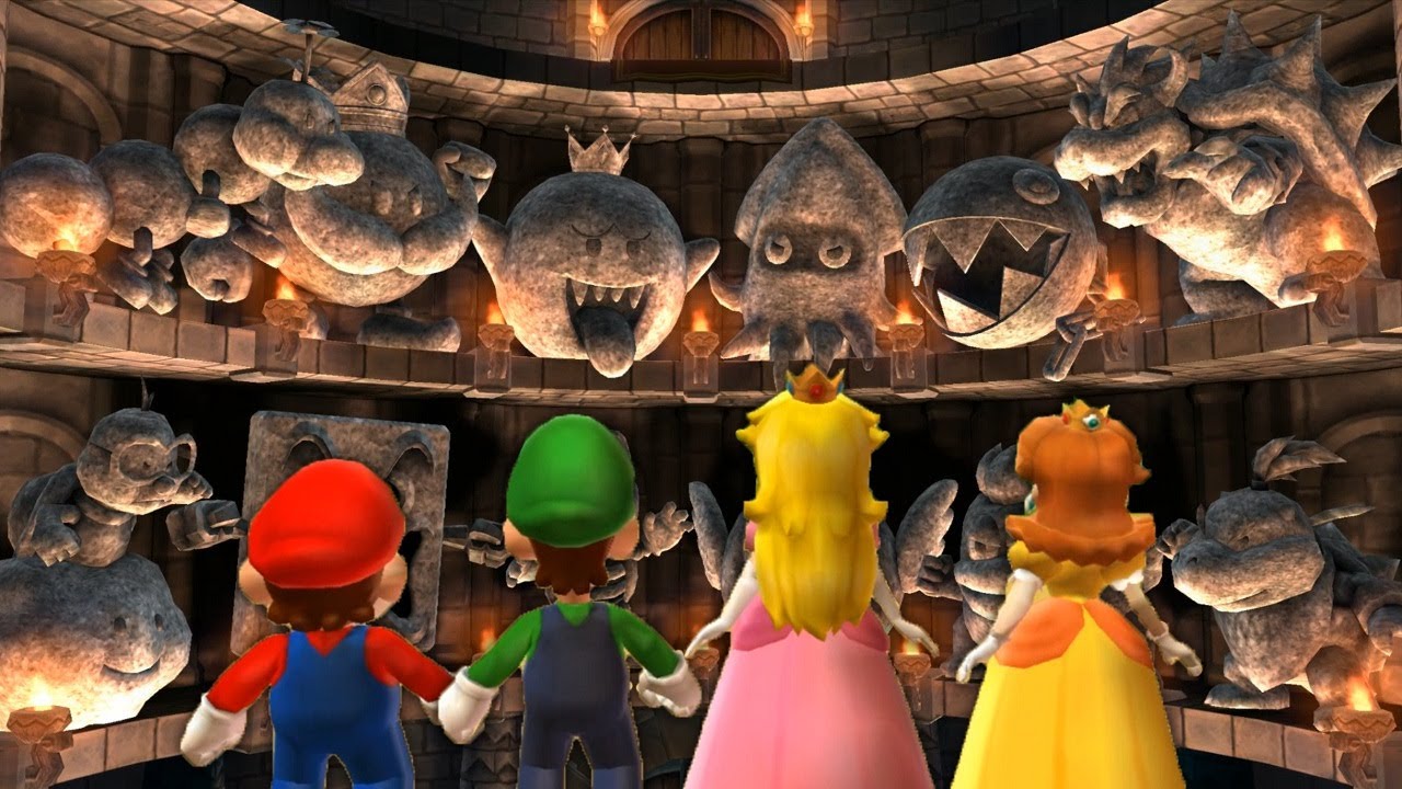 Mario Party 9 - Boss Rush - Mario VS Luigi VS Peach VS Daisy