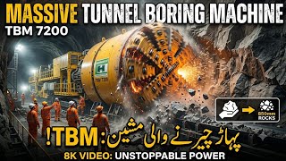 Inside the Giant Mountain Drilling Machine | Incredible TBM Engineering! 🚇⛰️