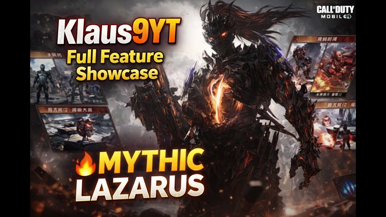 *NEW Mythic Lazarus *– Cosmic Wrath Full Showcase | Call of Duty Mobile